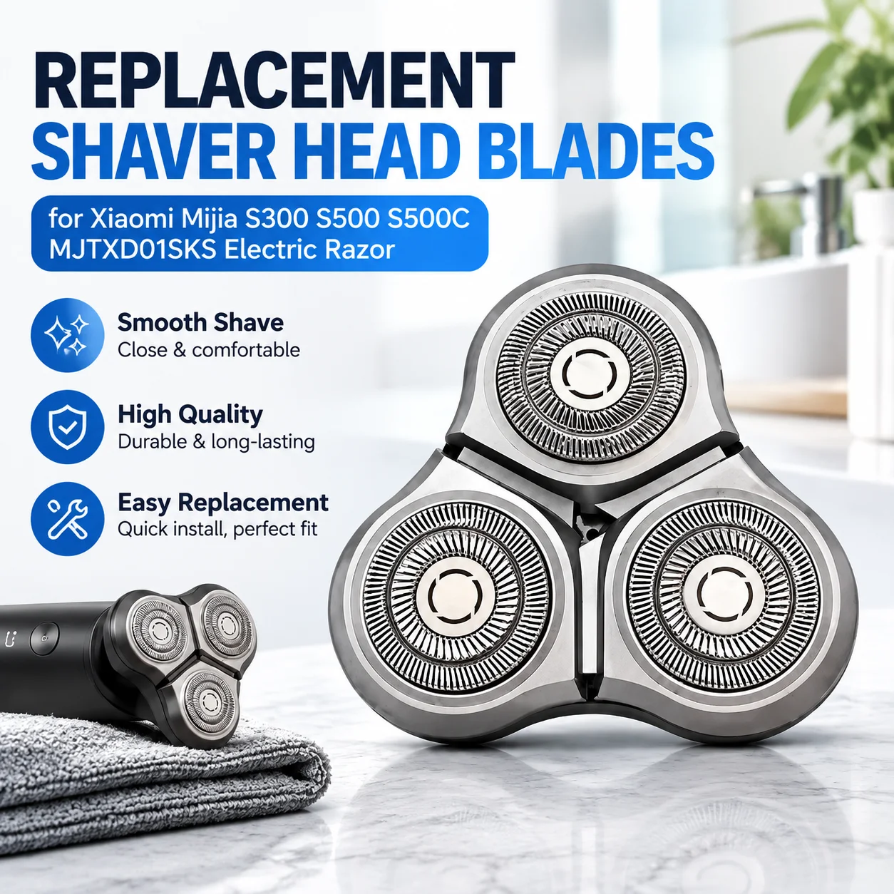 Electric Razor - Zapasowe ostrza do głowicy golarki Xiaomi