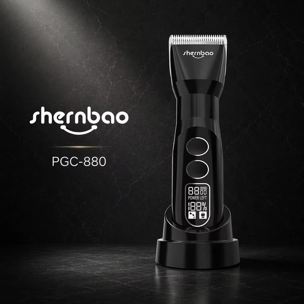 Hair Clipper - Shernbao PGC-880, model D, bezprzewodowa, akumulatorowa