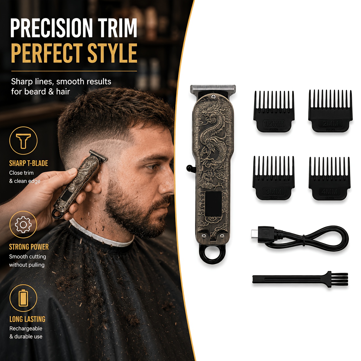 Body Trimmer - Elektryczna maszynka do strzyżenia włosów z