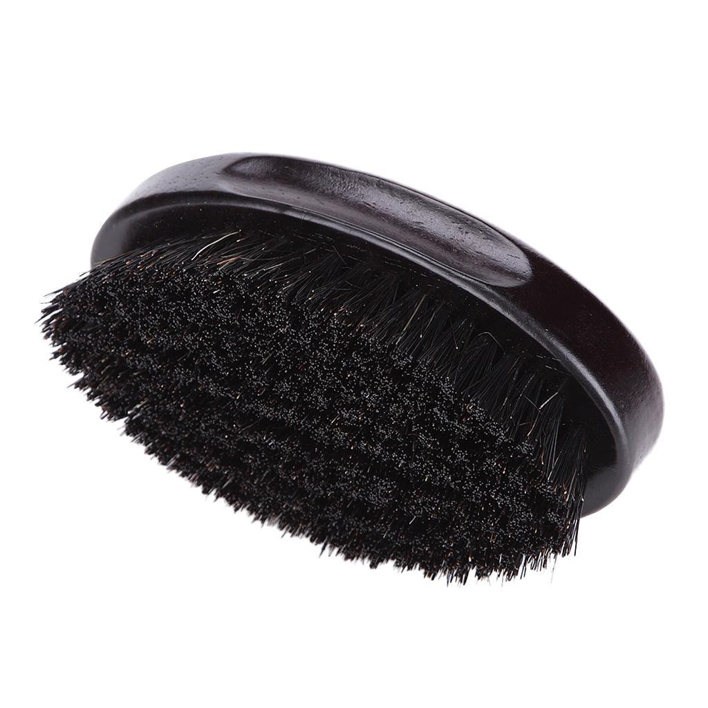Men'S Grooming Hairstyles - Naturalna szczotka do wąsów z drewnianą