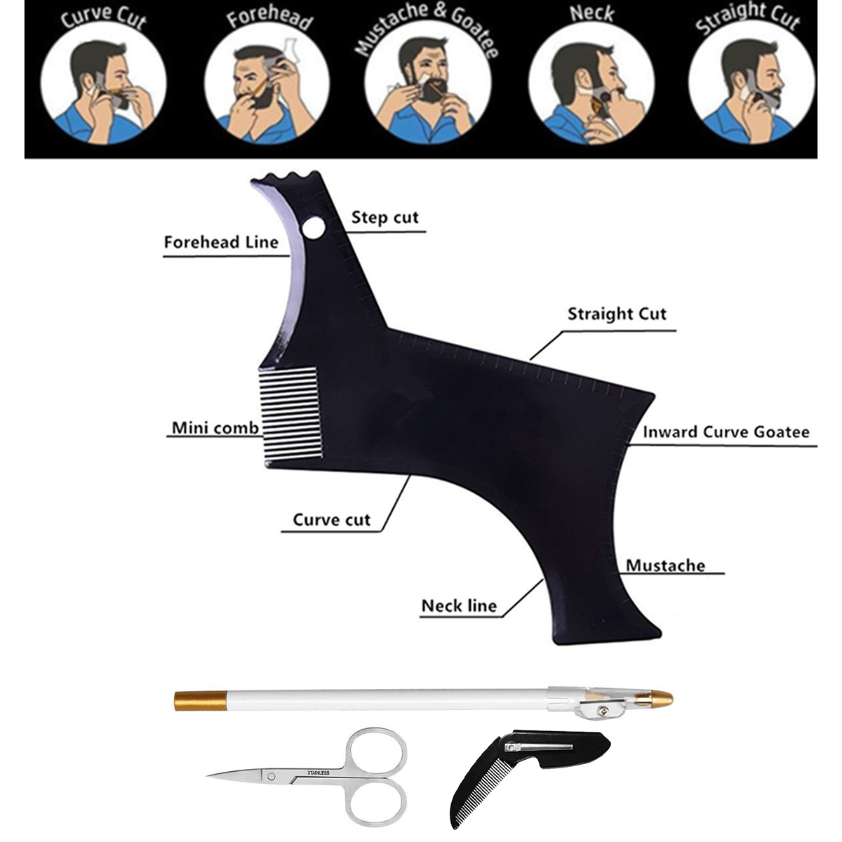 Zestaw do stylizacji brody 4 s – Beard Trimmer recenzja i cena