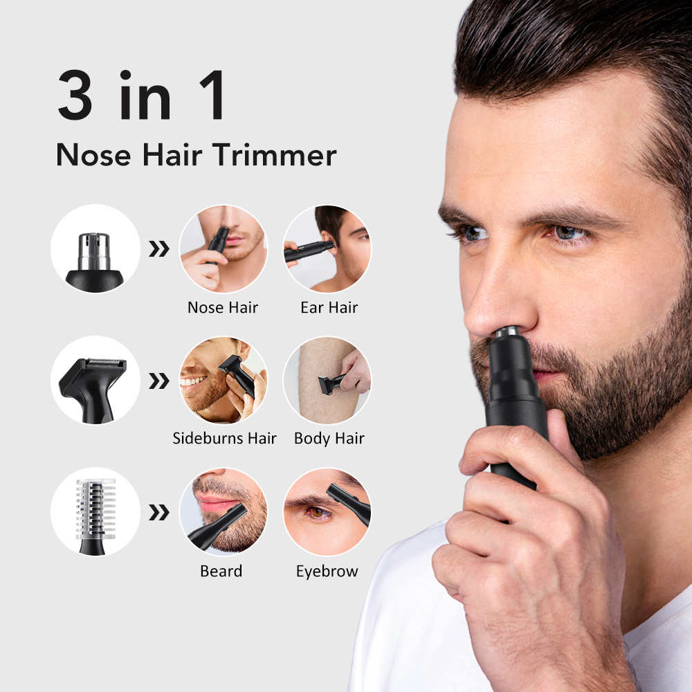 Elektryczny trymer do nosa i u – Beard Trimmer recenzja i cena