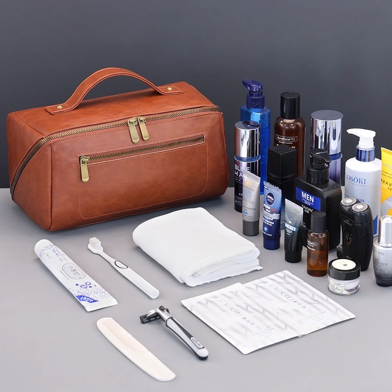 Kosmetyczka w stylu vintage, w – Mens Grooming Travel Kit recenzja i cena