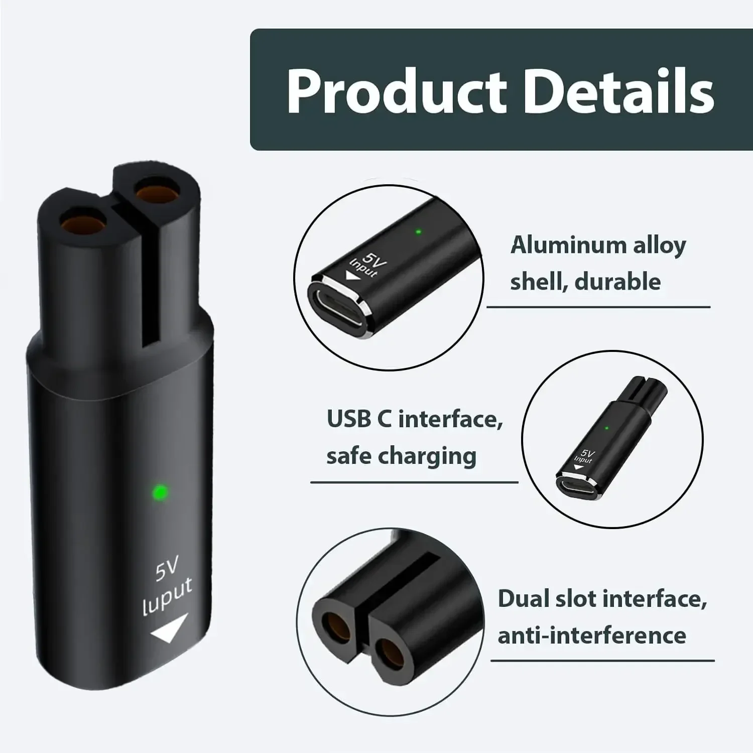 Adapter ładowarki 5V Type-C do – Beard Trimmer recenzja i cena