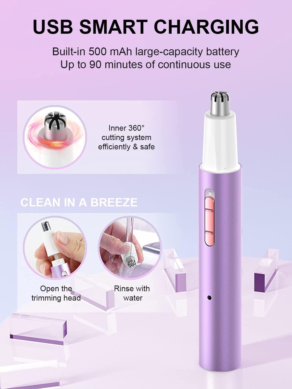 Akumulatorowy trymer 2w1 do us – Nose Trimmer recenzja i cena