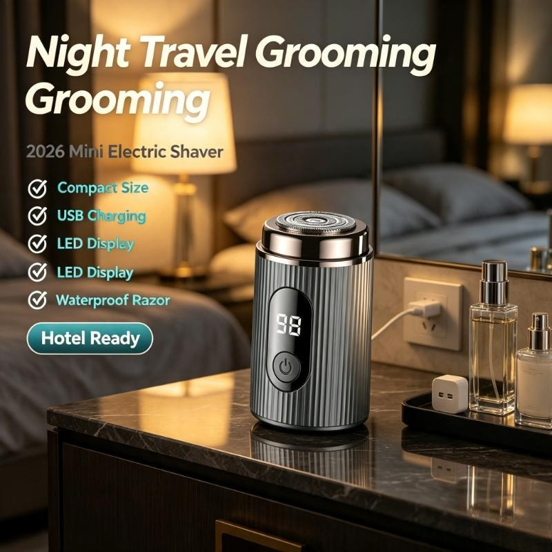 2026 Mini Elektryczna Golarka  – Mens Grooming Travel Kit recenzja i cena